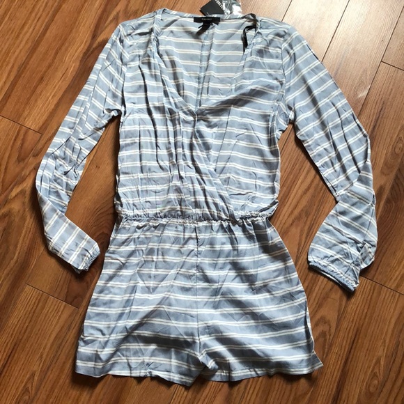 NWT! Stripe Romper - Picture 1 of 4